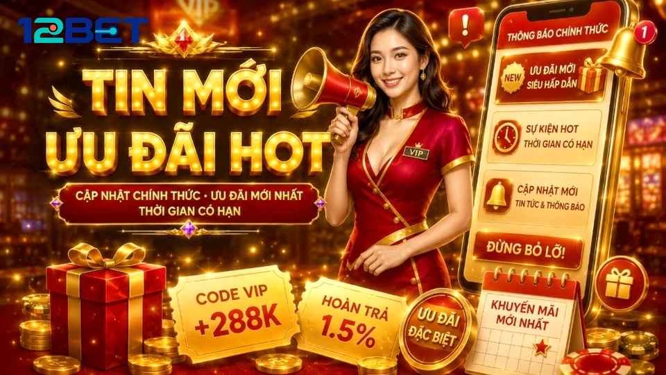 Hướng dẫn đọc điều kiện chương trình ưu đãi trên 12BET